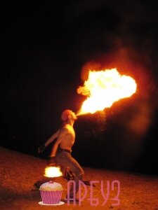 детский, праздник, уфа, шоу, Фаер-шоу, Огненное шоу