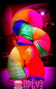 детский, праздник, уфа, шоу, человек, пружина