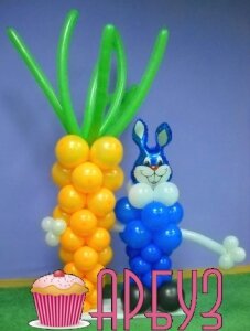 детский, праздник, уфа, шоу, фигуры из шаров